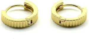 Simple Gold Hoops for Women | Lightweight Yellow Gold Plated Hoop Earrings | Everyday Gold Earrings for Women | Minimalist Hoop Earrings by Malibu Sunday