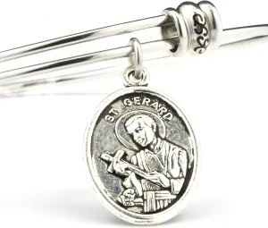 St Gerard Bracelet - Fertility Bracelet Gifts for Women or A Saint Gerard Medal Patron Saint of Fertility Great to Accompany Fertility Tea and Fertility Supplements for Women San Gerardo