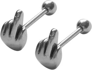 Steel Tongue Rings 2pcs for Men Women Punk Jewelry Long Wearing Present for Her