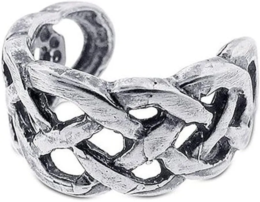 Sterling Silver 925 Ear Cuff for Earrings Celtic Knot Design Nickel Free & Tarnish Free
