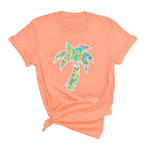 Sunset Palm Tee