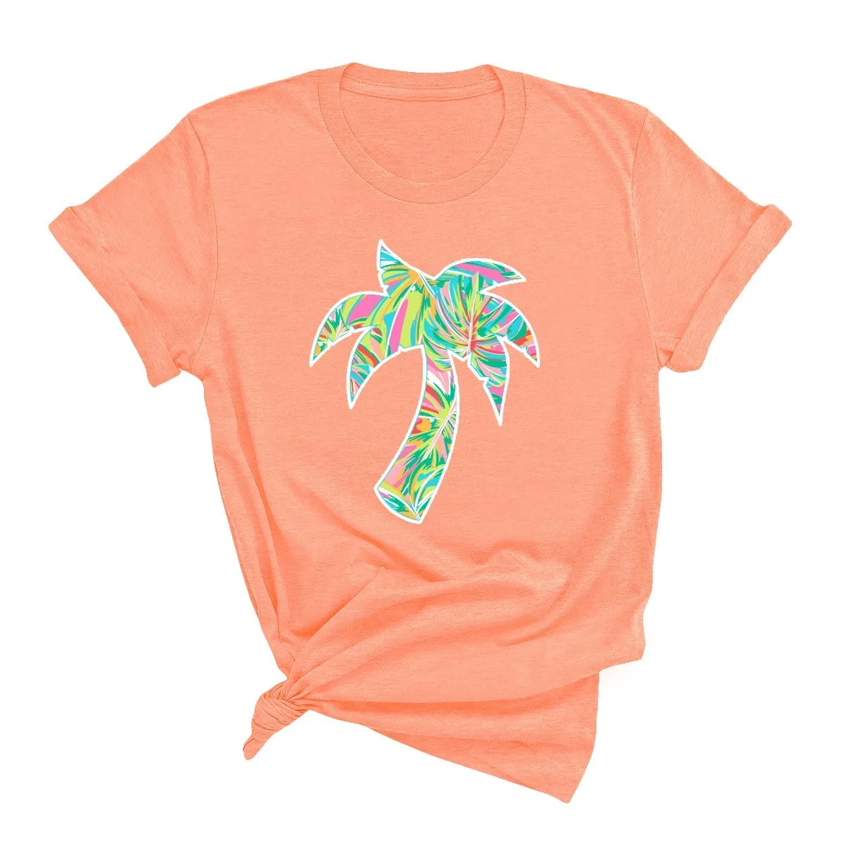 Sunset Palm Tee