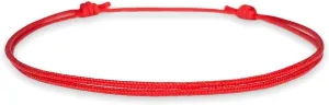 Waterproof Adjustable Red Cord Bracelet for Men, Women & Teens - Unisex Vegan Lightweight Friendship Bracelet, Summer Beach Accessory, Surfer String Jewelry Pack Of 2