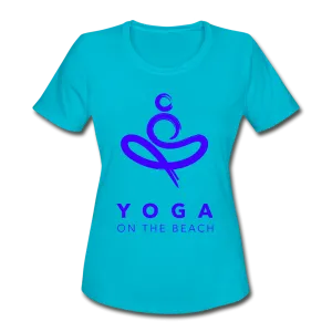 Yoga on the Beach (YOTB) - Women's Dri-Fit Moisture Wicking Sport-Tek T-shirt